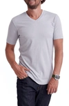 Goodlife Scallop Triblend V-neck T-shirt In Quarry