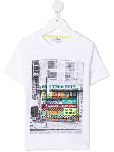 Marc Jacobs Teen Graphic-print Cotton T-shirt In White