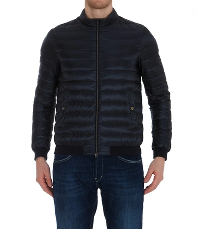 Herno Down Jacket In Blue