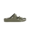 Birkenstock Arizona Eva Womens Slip On Flat Slide Sandals In Khaki