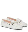Tod's Woman Loafers Off White Size 7.5 Soft Leather In White