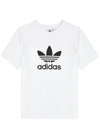 ADIDAS ORIGINALS WHITE LOGO-PRINT COTTON T-SHIRT,3988091