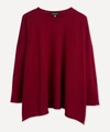 ESKANDAR A-LINE BATEAU NECK SWEATER,000721227