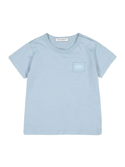 Dolce & Gabbana Kids T-shirt For Boys In Blue