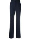 Ami Alexandre Mattiussi High-waist Tailored Trousers In Blue