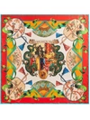 DOLCE & GABBANA SILK ROAD-PRINT SILK-TWILL SCARF