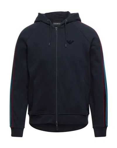 Emporio Armani Sweatshirts In Blue