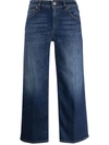 DONDUP CROPPED WIDE LEG JEANS