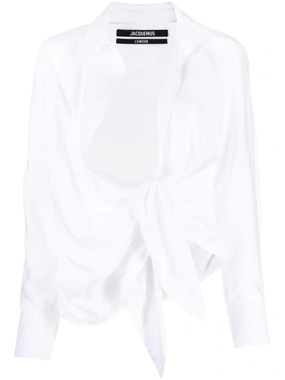 JACQUEMUS LA CHEMISE BAHIA BLOUSE