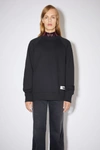 ACNE STUDIOS Label sweatshirt Black/Black