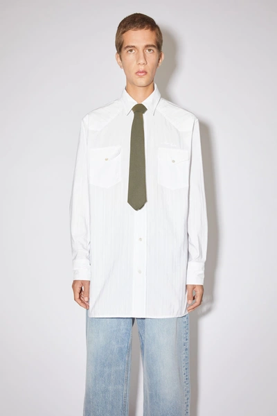 Acne Studios 超大衬衫 灰白色 In Oversized Shirt