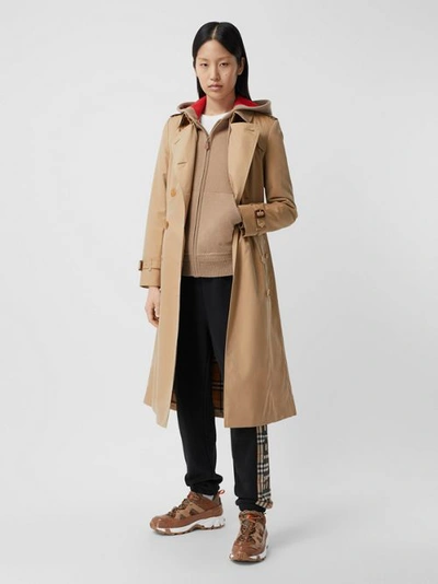 Burberry The Long Chelsea Heritage Trench Coat In Honey