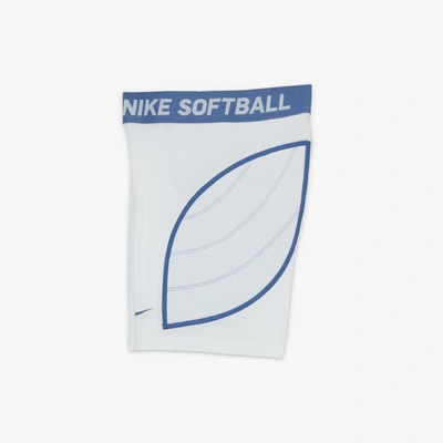 Nike Dri-fit Big Kids' (girls') Slider Softball Shorts In White