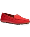 Kate Spade Deck Suede Driver Loafers In Coral Rose