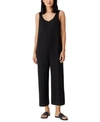 EILEEN FISHER ORGANIC CROPPED JUMPSUIT, REGULAR AND PLUS SIZES