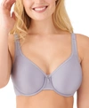Wacoal Basic Beauty Full-figure Underwire Bra 855192, Up To H Cup In Dapple Gray