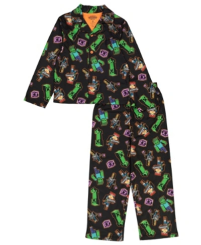 Ame Minecraft Big Boy Coat 2 Piece Pajama Set In Assorted