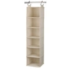 Household Essentials Cedarline 6-shelf Hanging Sweater Organizer In Natural