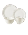 Jay Imports Madelyn White 16 Pc Dinnerware Set In White