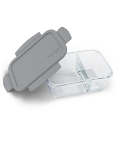 Bentgo Small Divided Glass Food Storage Container In Gray