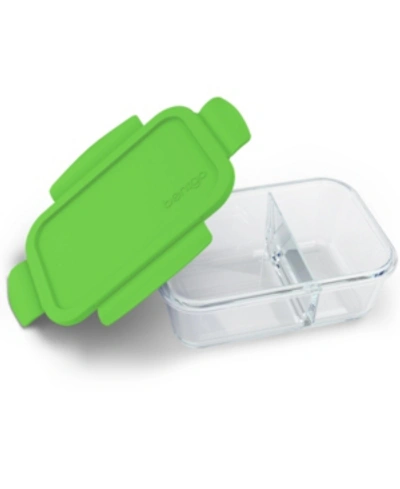 Bentgo Small Divided Glass Food Storage Container In Green