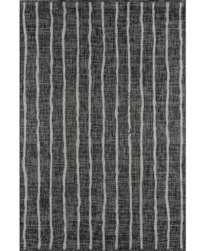 Novogratz Collection Novogratz Villa Vi-03 Charcoal 2'7" X 7'6" Runner Outdoor Area Rug