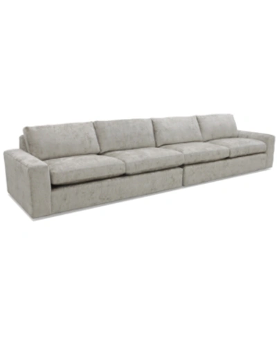 Furniture Closeout! Danyella 2-pc. Fabric Sofa, Created For Macy's In Smoke Grey