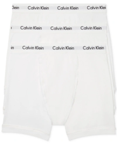 CALVIN KLEIN MEN'S 3-PACK COTTON STRETCH BOXER BRIEFS UNDERWEAR