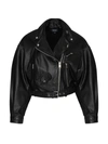 Lamarque Dylan Leather Biker Jacket In Black