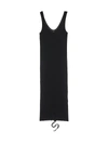 Helmut Lang Lacing Midi Dress In Black