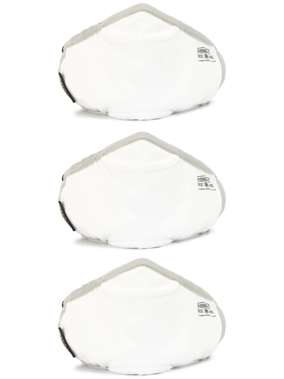 As2ov 3-layer Face Mask In White