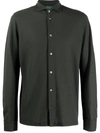 Zanone Straight-fit Shirt In Green
