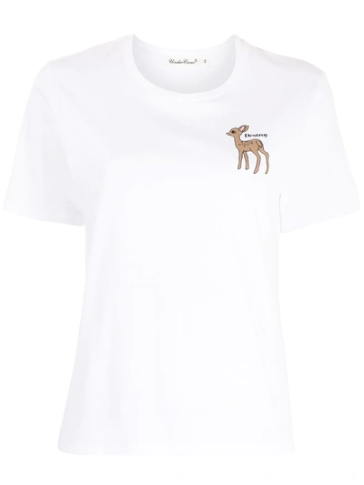 Undercover Destroy Deer Graphic T-shirt In White