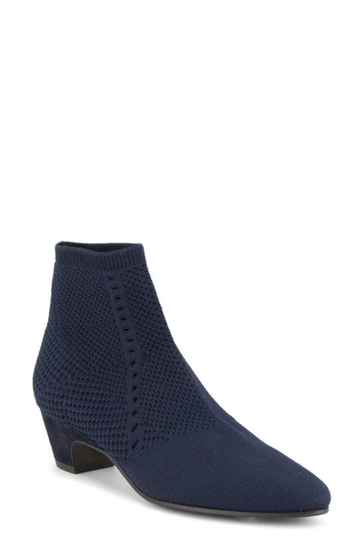 Eileen Fisher Purl Sock Bootie In Blue