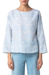 AKRIS PUNTO FLOWER FIL COUPÉ BLOUSE,163604061992071