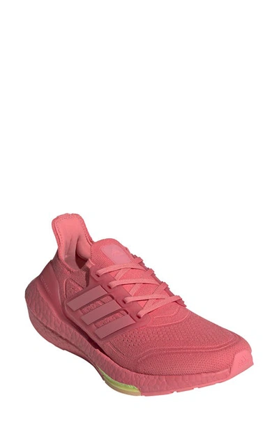 Adidas Originals Ultraboost 21 Running Shoe In Hazy Rose/ Hazy Rose/ Pearl