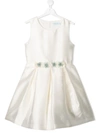 ABEL & LULA FLOWER APPLIQUE DRESS