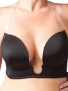 The Natural Full Figure U Plunge Bra In Black