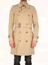 Burberry The Mid-length Kensington Heritage Trench Coat In Beige