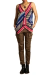 Trina Turk Pinot Noir Cargo Pants In Olive