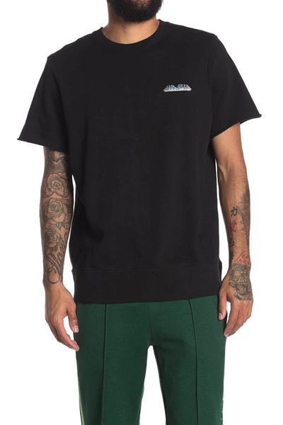 Ovadia And Sons Ovadia Cut-off Crewneck Shirt In Black