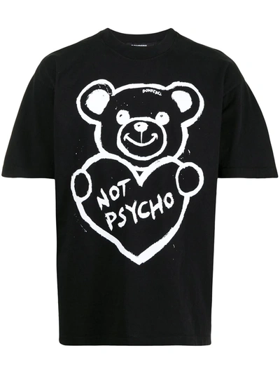 Domrebel Teddy Bear-print T-shirt In Black