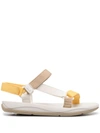 Camper Match Colour-black Sandals In White