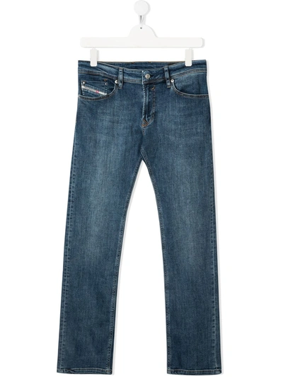 Diesel Kids' D-mihtry 9dg Straight Fit Jeans - Mid Blue