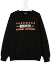 DIESEL TEEN LOGO CREW-NECK SWEATSHIRT