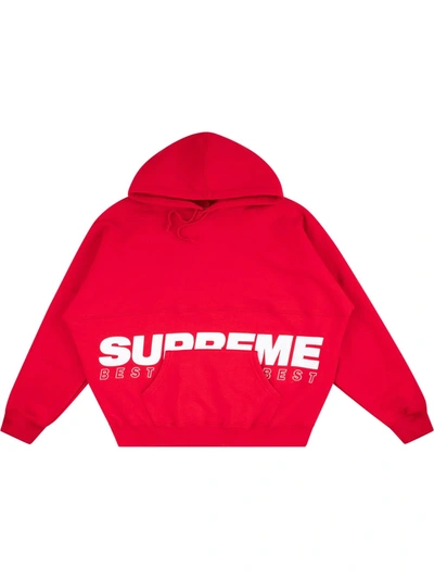 Supreme Best Of The Best Hoodie In Red