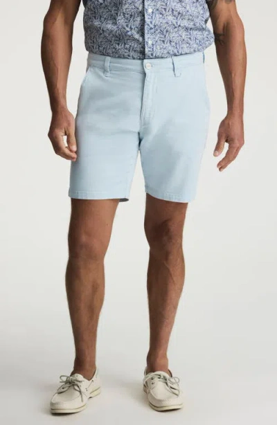 34 Heritage Arizona Slim Fit Flat Front Chino Shorts In Blue