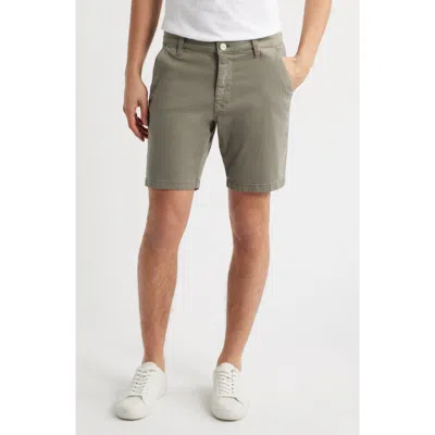 34 Heritage Arizona Slim Fit Flat Front Chino Shorts In Storm Twill