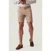 34 Heritage Arizona Slim Fit Stretch Twill Chino Shorts In Pebble Twill