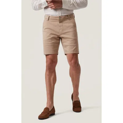 34 Heritage Arizona Slim Fit Stretch Twill Chino Shorts In Pebble Twill
